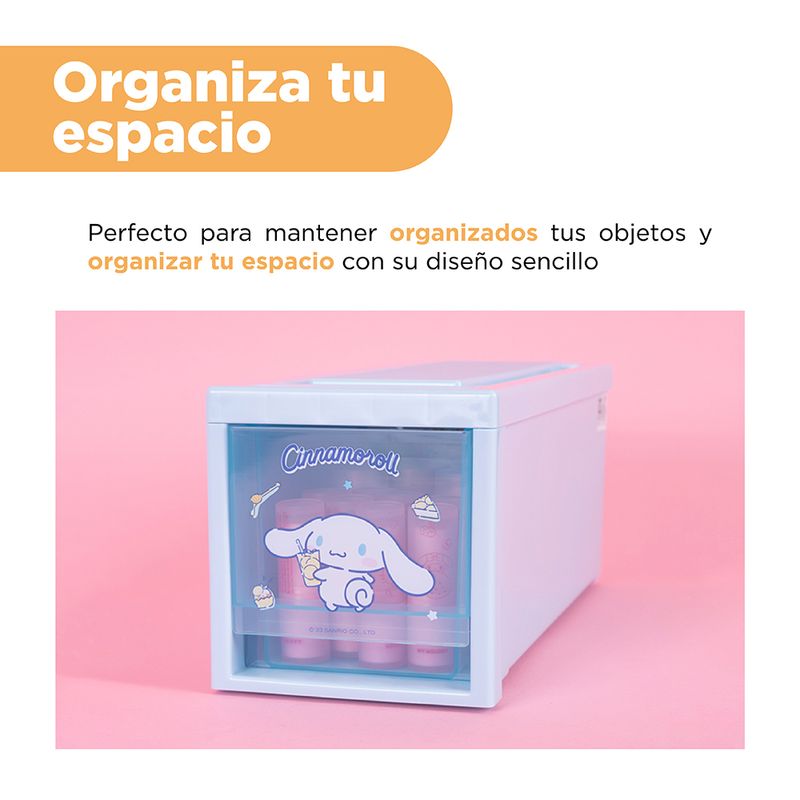 Organizador-Plastico-Apilable-con-Divisores-Serie-Sanrio-Cinnamoroll-5-24033