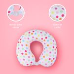 Almohada-de-Viaje-para-Cuello-Viscoelastica-Serie-Dots-Rosa-5-24099