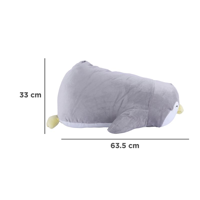 Peluche-de-Pinguino-25-In-Acostado-Serie-Mini-Family-Gris-9-24056