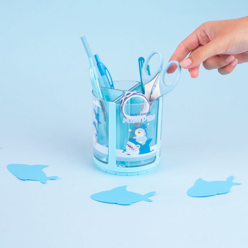 Organizador-Plastico-Giratorio-Portalapices-Mini-Pen-Serie-Mini-Family-Azul-2-24011