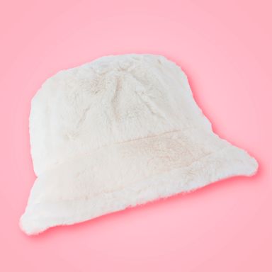 Sombrero de Cubo Afelpado Serie Miniso Blanco