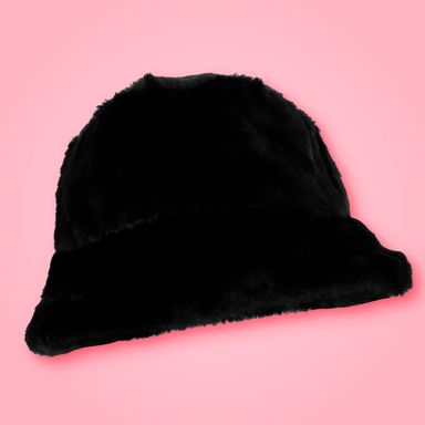 Sombrero de Cubo Afelpado Serie Miniso Negro