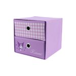 Organizador-de-Tela-de-2-Cajones-Serie-Sanrio-Kuromi-Lila-1-24002