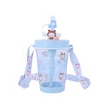 Vaso-Plastico-con-Correa-para-el-Hombro-de-535-Ml-Serie-Sanrio-Cinnamoroll-Azul-1-24041