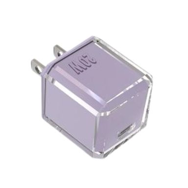 Cargador 20W Pd Tipo C Modelo Tm-20W  Morado
