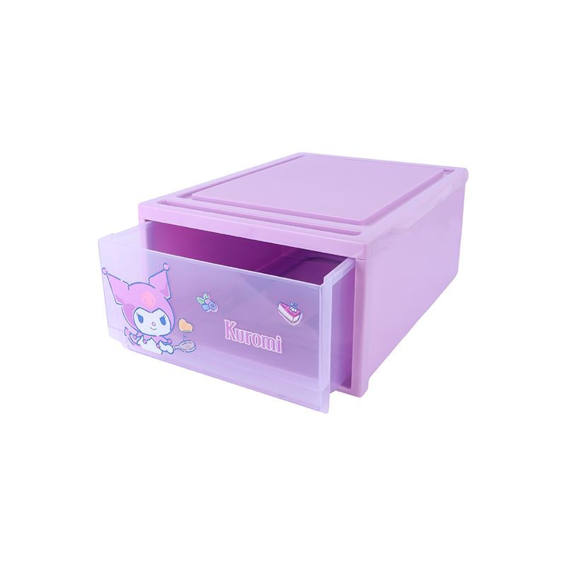 Organizador-Plastico-Apilable-L-Serie-Sanrio-Kuromi-1-24025