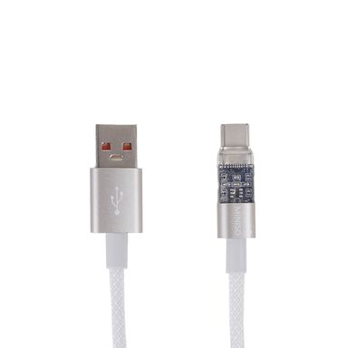 Cable de Carga USB-A a Tipo C Serie Miniso Blanco