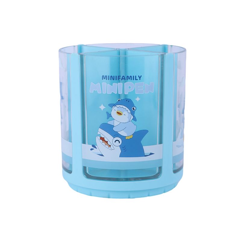 Organizador-Plastico-Giratorio-Portalapices-Mini-Pen-Serie-Mini-Family-Azul-1-24011