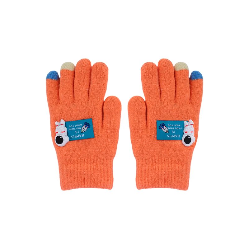 Guantes-de-invierno-Infantiles-Serie-Miniso-Astronauta-Naranja-1-24100