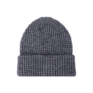 Gorro Tejido Acanalado Serie Miniso Gris