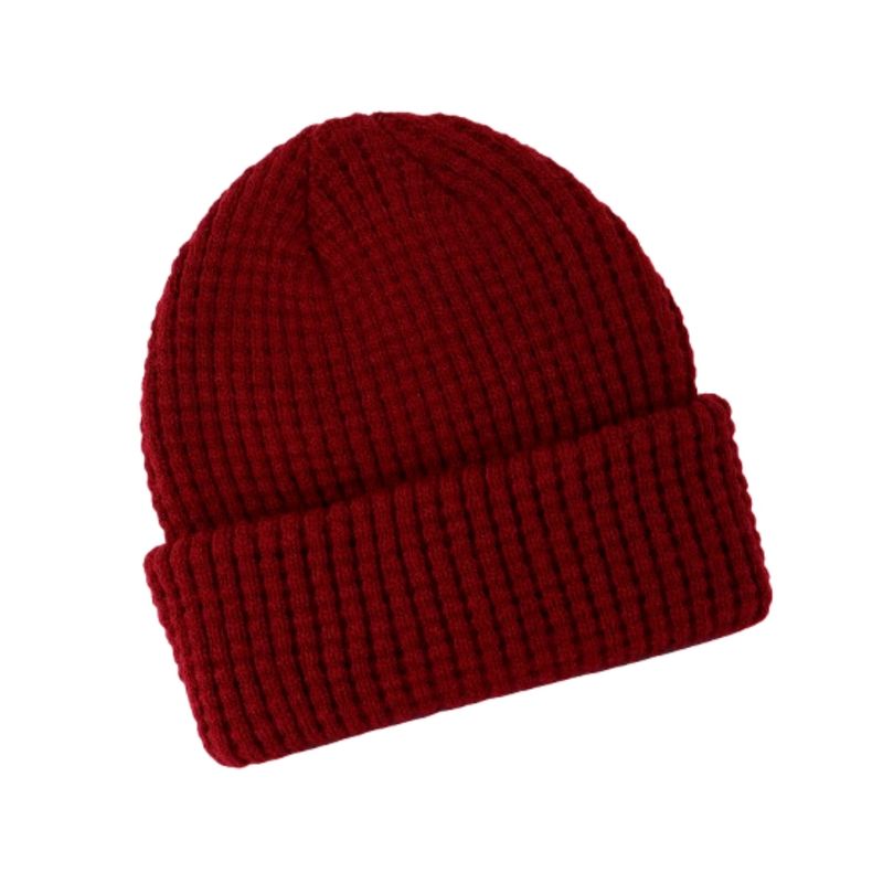 Gorro-Tejido-Acanalado-Serie-Miniso-Rojo-Oscuro-1-24069