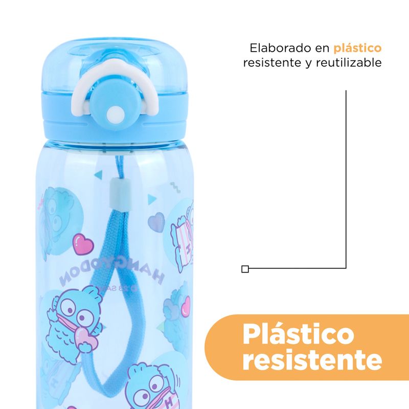 Vaso-Plastico-con-Correa-de-450-Ml-Hangyodon-Serie-Sanrio-Azul-7-24390