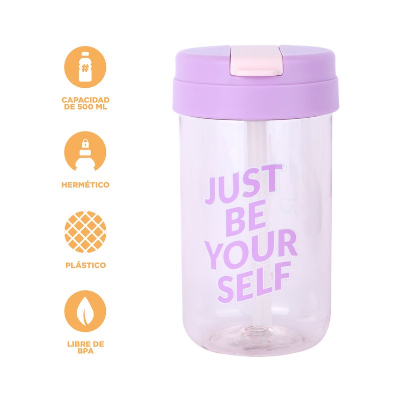 Vaso-Plastico-con-Tapa-Abatible-de-500-Ml-Serie-Letter-Rosa-4-24234