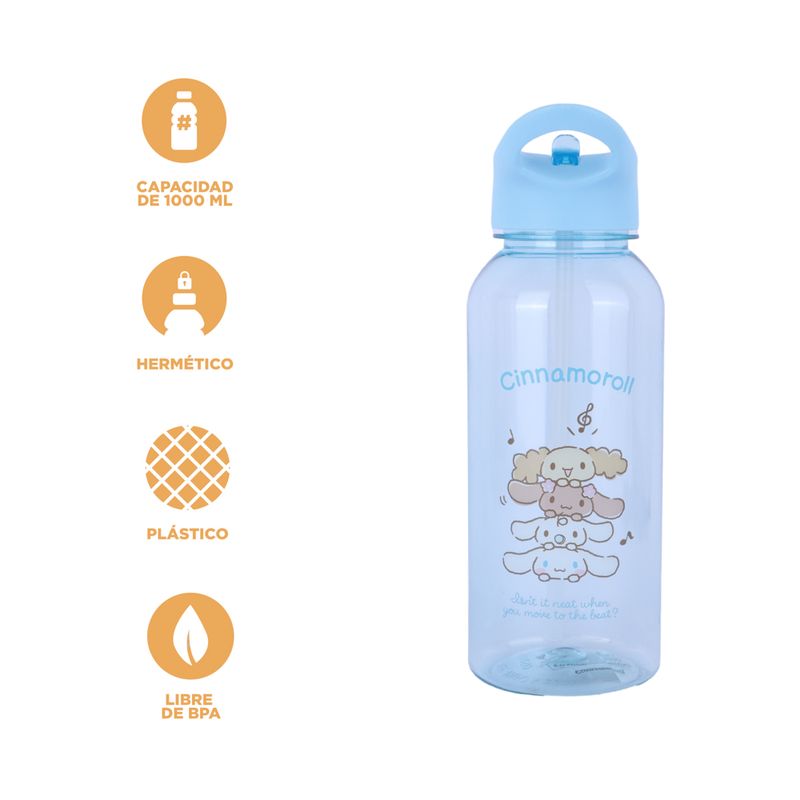 Vaso-Plastico-con-Asa-1000-Ml-Serie-Sanrio-Cinnamoroll-4-24369