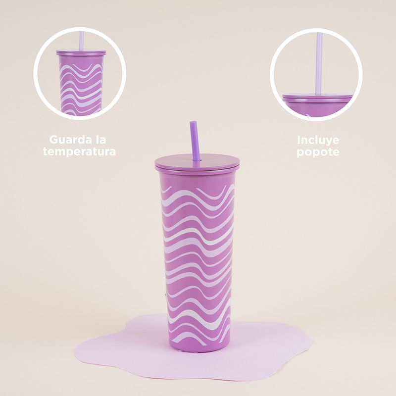 Vaso-de-Acero-con-Pitillo-800-Ml-Olas-Rosa-7-24230