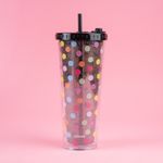 Vaso-Plastico-de-Doble-Pared-con-Pitillo-720-Ml-Serie-Dots-Negro-7-24236