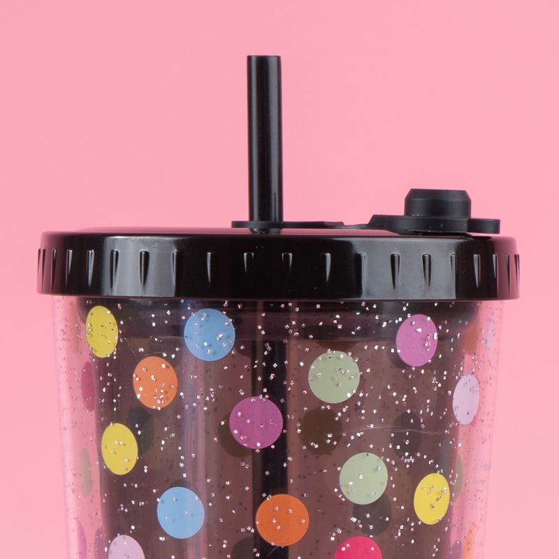 Vaso-Plastico-de-Doble-Pared-con-Pitillo-720-Ml-Serie-Dots-Negro-8-24236