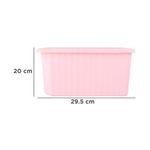 Organizador-Plastico-Cesta-de-Almacenamiento-Apilable-Mori-Girl-L-Rosa-6-24250