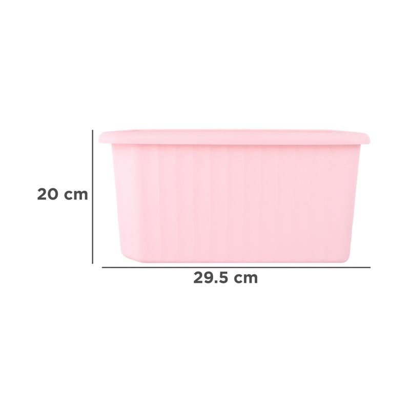 Organizador-Plastico-Cesta-de-Almacenamiento-Apilable-Mori-Girl-L-Rosa-6-24250
