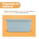 Organizador-Plastico-Cesta-de-Almacenamiento-Apilable-Mori-Girl-S-Verde-4-24251