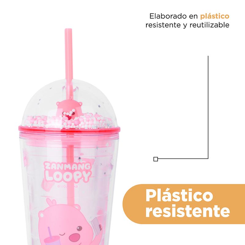 Botella-de-Plastico-con-Pitillo-600-Ml-Serie-Loopy-Rosa-7-24338