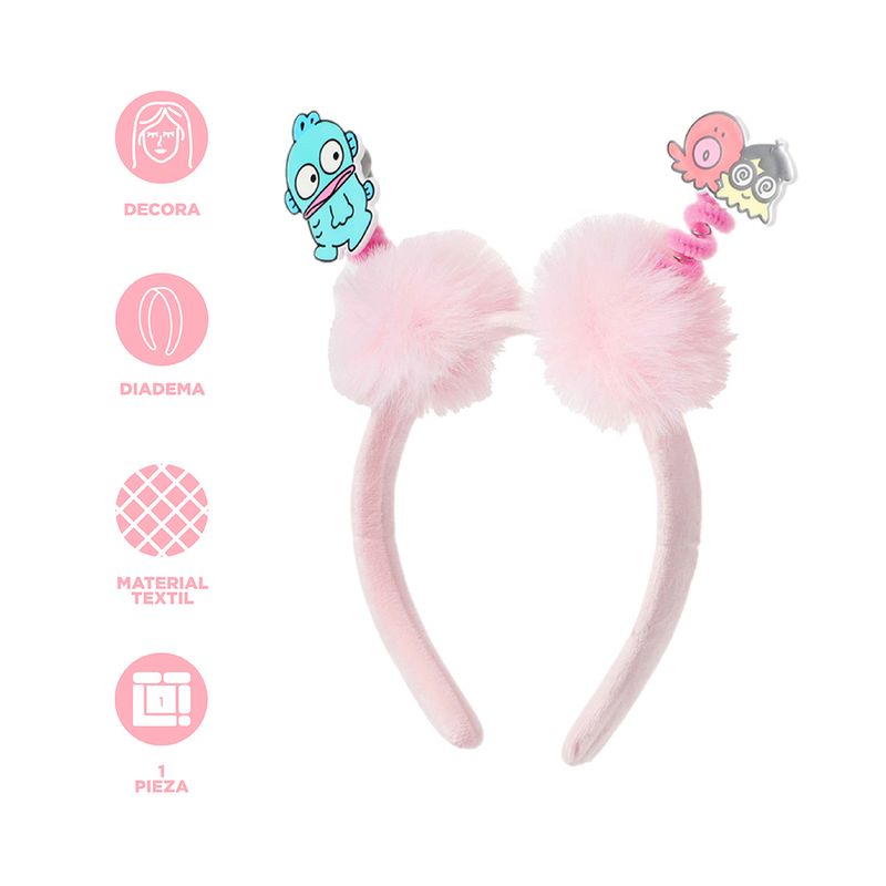 Diadema-Hangyodon-de-Peluche-Serie-Sanrio-Rosa-4-24376
