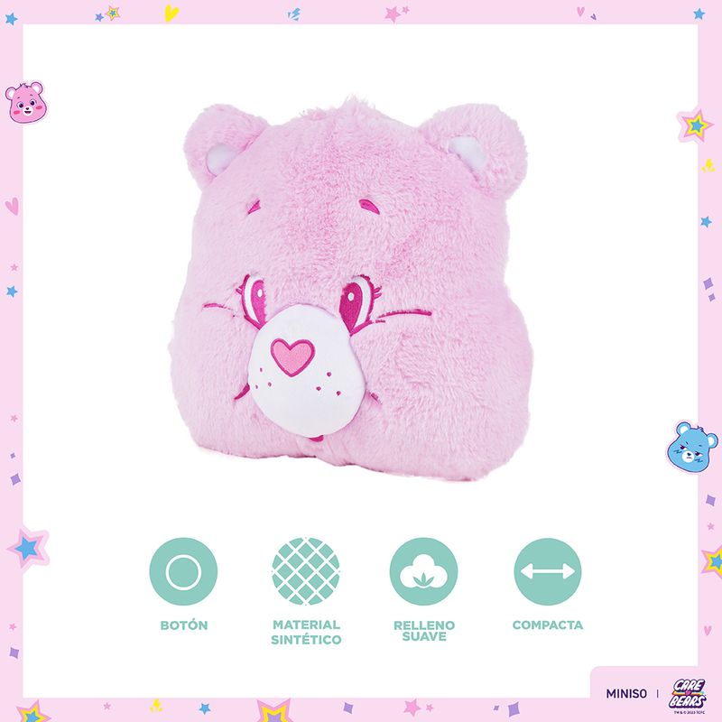 Cojin-con-Forma-de-Cabeza-Cheer-Bear-Serie-Care-Bears-3-24325