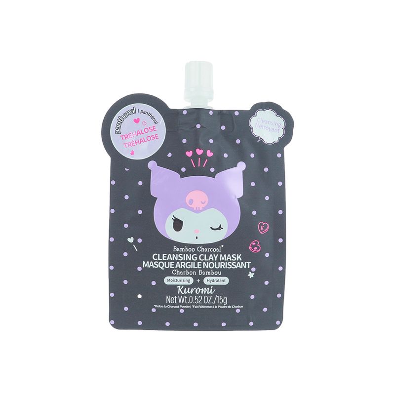Mascarilla-Facial-en-Crema-de-Arcilla-Limpiadora-Carbon-de-Bambu-Serie-Sanrio-Kuromi-1-24257