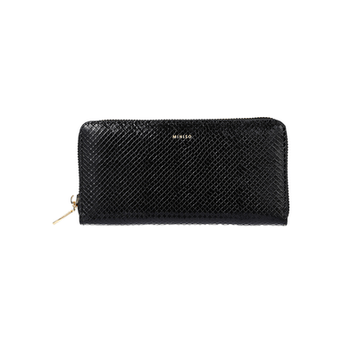Billetera para Mujer Elegante Grande Serie Miniso Negro