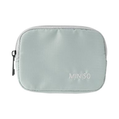 Monedero Minimalista Serie Miniso Gris Claro