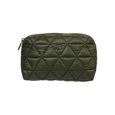 Cosmetiquera Acolchado Serie Miniso Verde Militar
