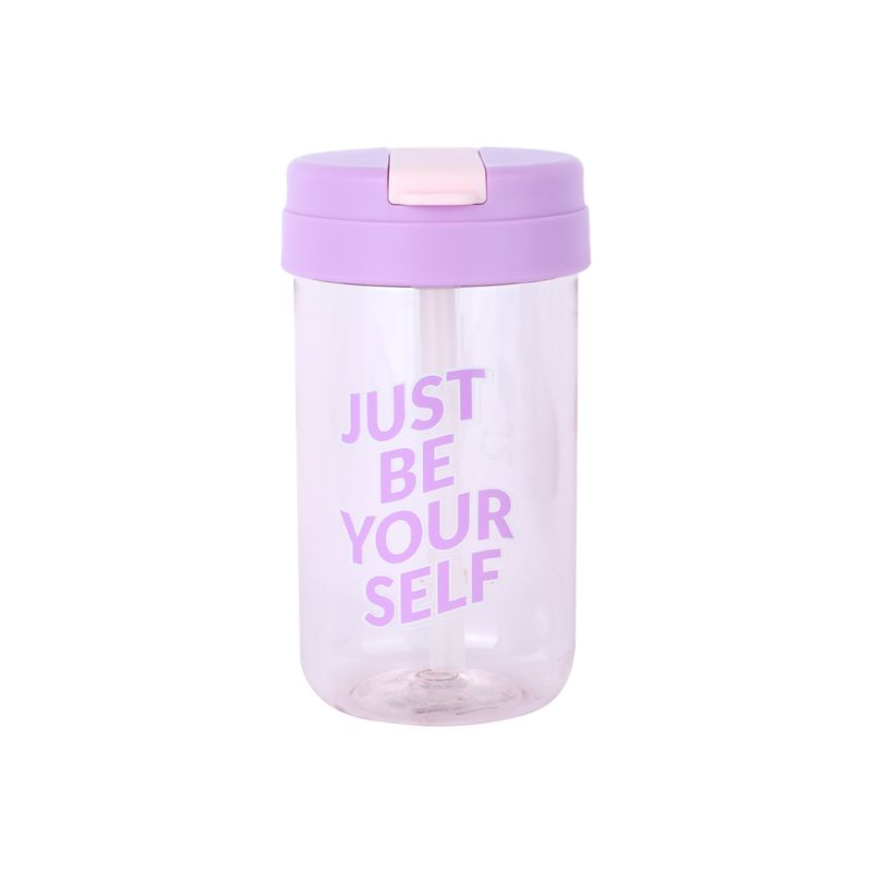 Vaso-Plastico-con-Tapa-Abatible-de-500-Ml-Serie-Letter-Rosa-1-24234