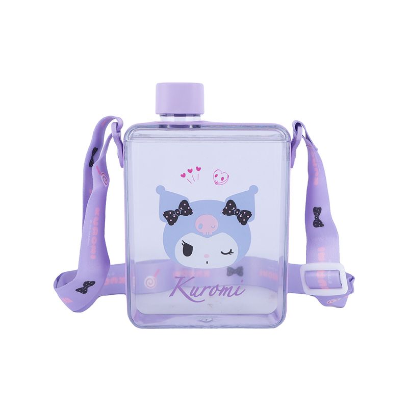Botella-de-Plastico-con-Correa-500-Ml-Serie-Sanrio-Kuromi-1-24371