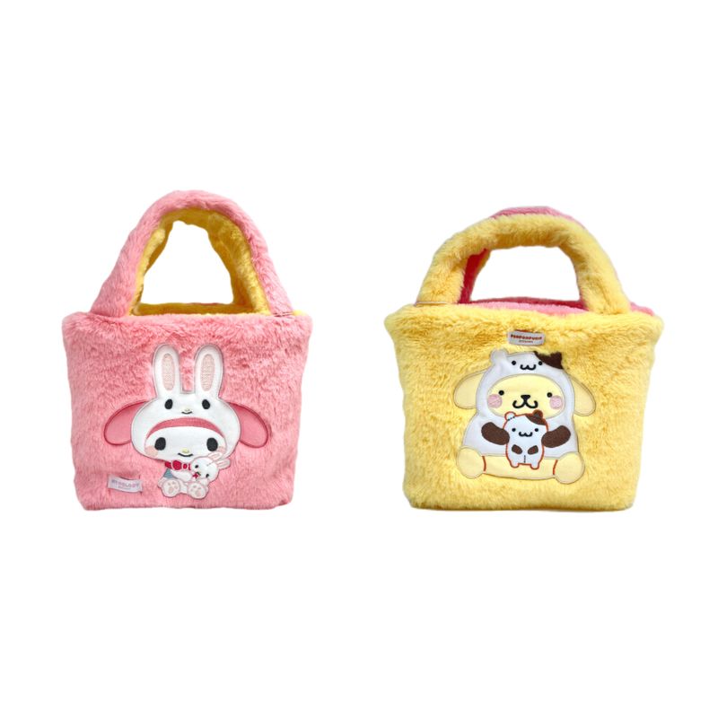 Bolso-Tote-Mini-de-Peluche-Doble-Vista-Pompompurin-Serie-Sanrio-My-Melody-1-24275