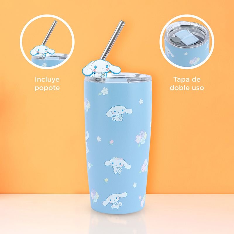 Vaso-de-Acero-con-Pitillo-580-Ml-Cinnamoroll-Serie-Sanrio-Azul-6-24491