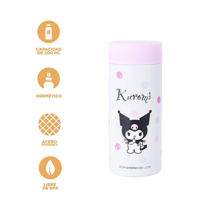 Termo-de-200-Ml-Kuromi-Serie-Sanrio-Morado-y-Blanco-3-24483