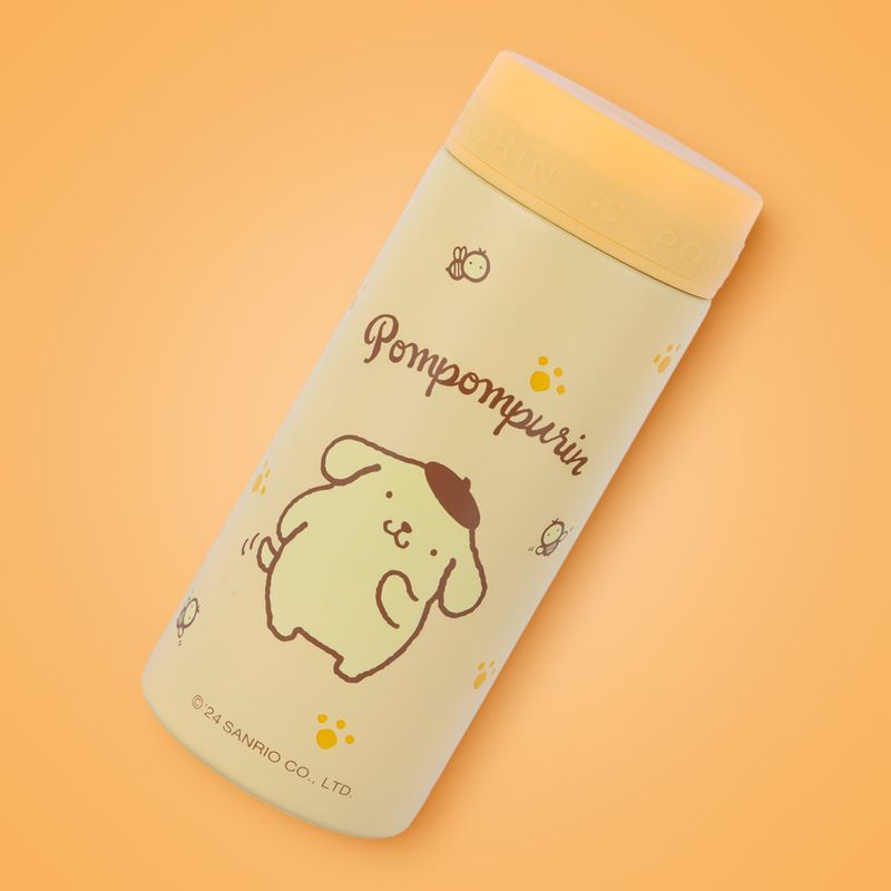 Termo-de-200-Ml-Pompompurin-Serie-Sanrio-Amarillo-3-24485