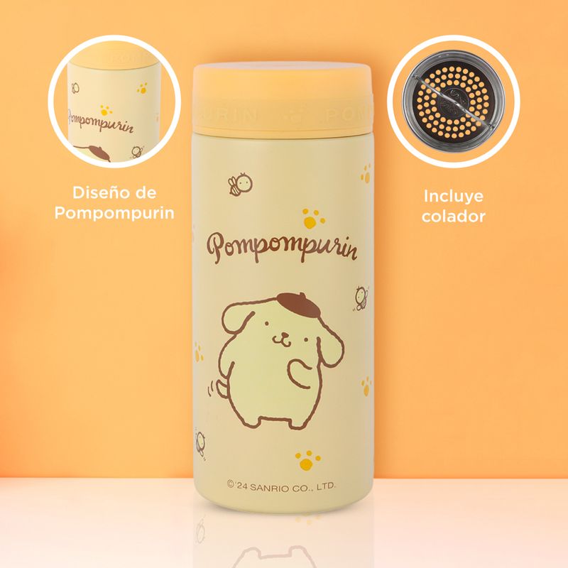 Termo-de-200-Ml-Pompompurin-Serie-Sanrio-Amarillo-6-24485