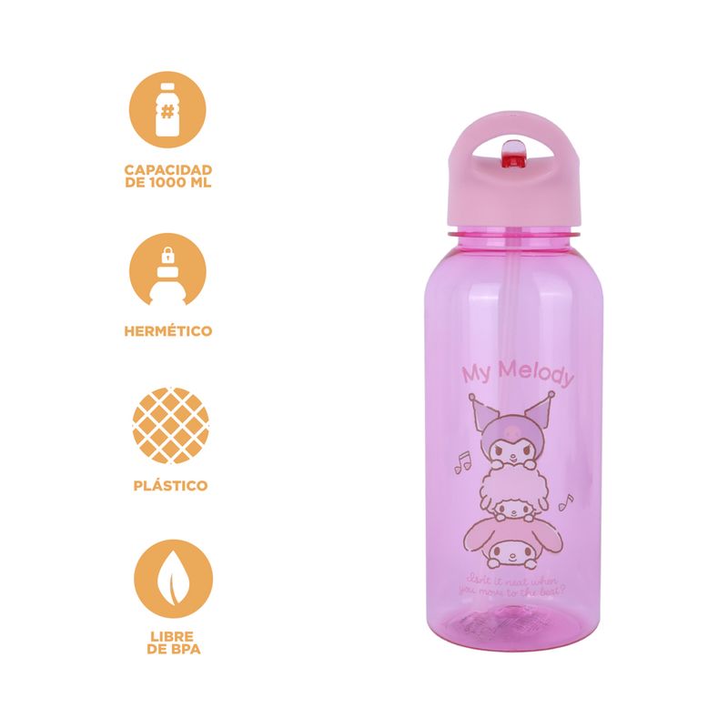 Vaso-Plastico-con-Asa-de-1000-Ml-My-Melody-Serie-Sanrio-4-24453