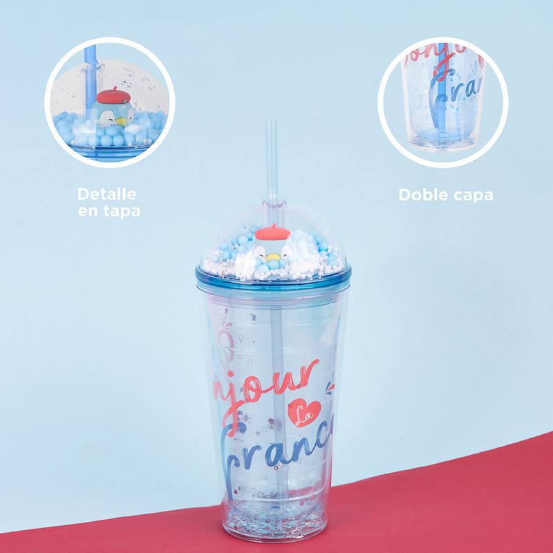 Vaso-Plastico-con-Pitillo-de-600-Ml-Serie-Mini-Family-6-24420