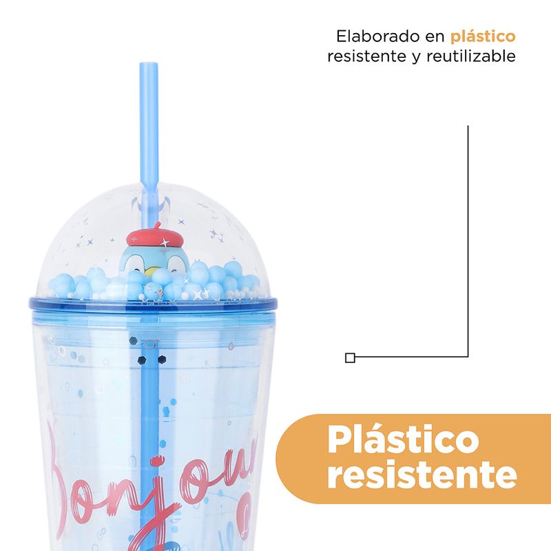 Vaso-Plastico-con-Pitillo-de-600-Ml-Serie-Mini-Family-7-24420