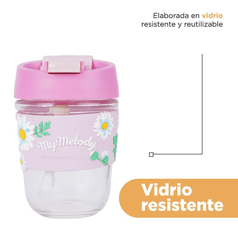 Vaso-de-Vidrio-de-350-Ml-My-Melody-Serie-Sanrio-7-24458