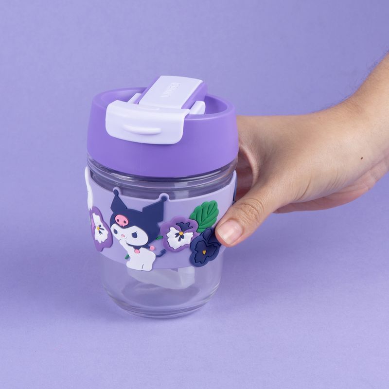 Vaso-de-Vidrio-de-350-Ml-Kuromi-Serie-Sanrio-2-24461