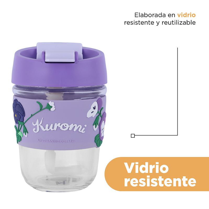 Vaso-de-Vidrio-de-350-Ml-Kuromi-Serie-Sanrio-8-24461