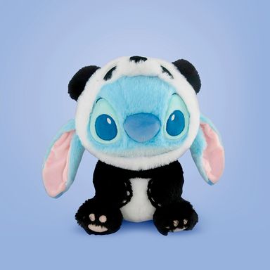 Peluche 11In Stitch con Disfraz de Panda Serie Disney Lilo & Stitch