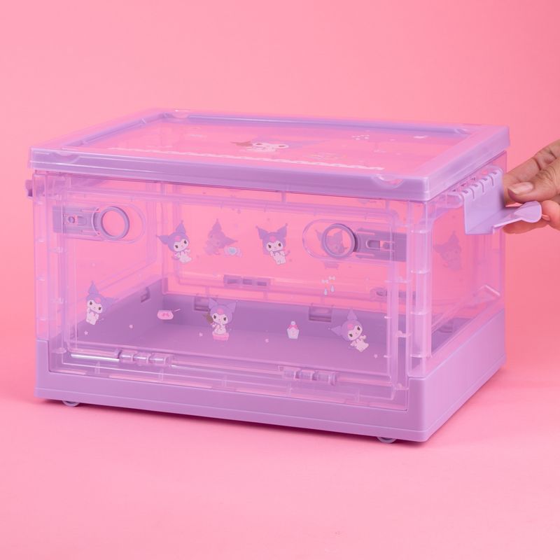 Organizador-Plastico-Plegable-con-Apertura-Lateral-Xs-Kuromi-Serie-Sanrio-2-24474