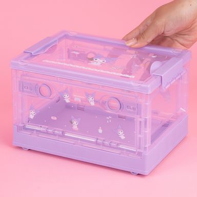 Organizador Plastico Plegable con Apertura Lateral Xxs Kuromi Serie