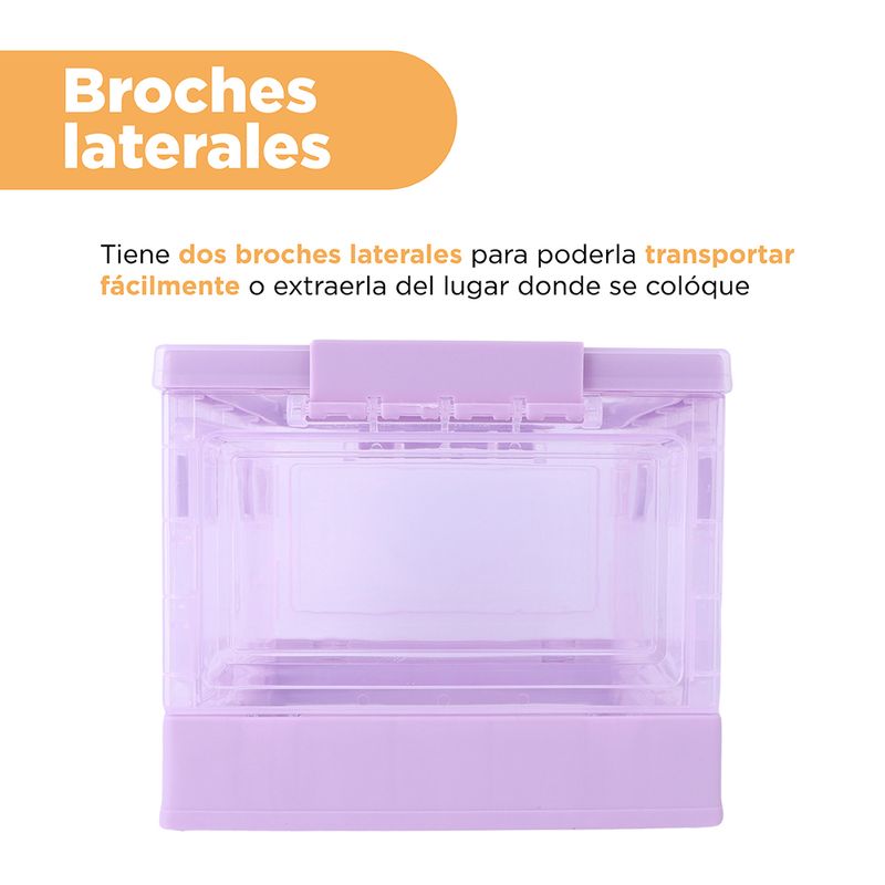 Organizador-Plastico-Plegable-con-Apertura-Lateral-Xxs-Kuromi-Serie-5-24467