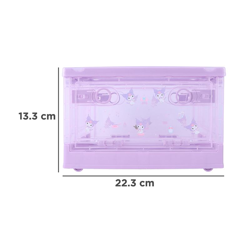 Organizador-Plastico-Plegable-con-Apertura-Lateral-Xxs-Kuromi-Serie-8-24467