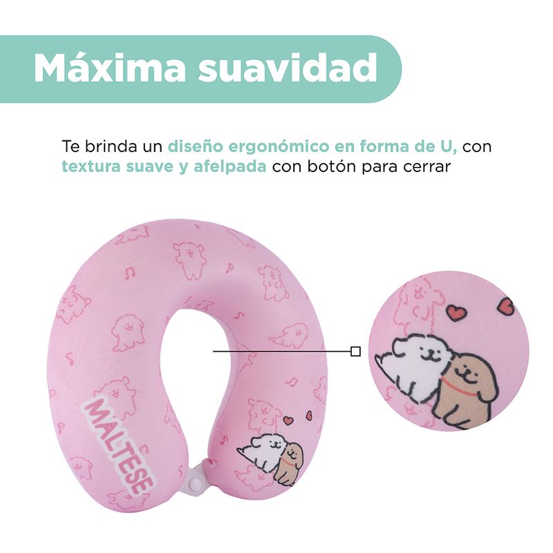 Almohada-de-Viaje-Espuma-Viscoelastica-Serie-Maltese-Rosa-5-24409